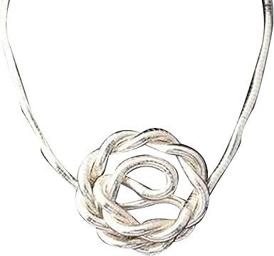 Collar moldeable plateado